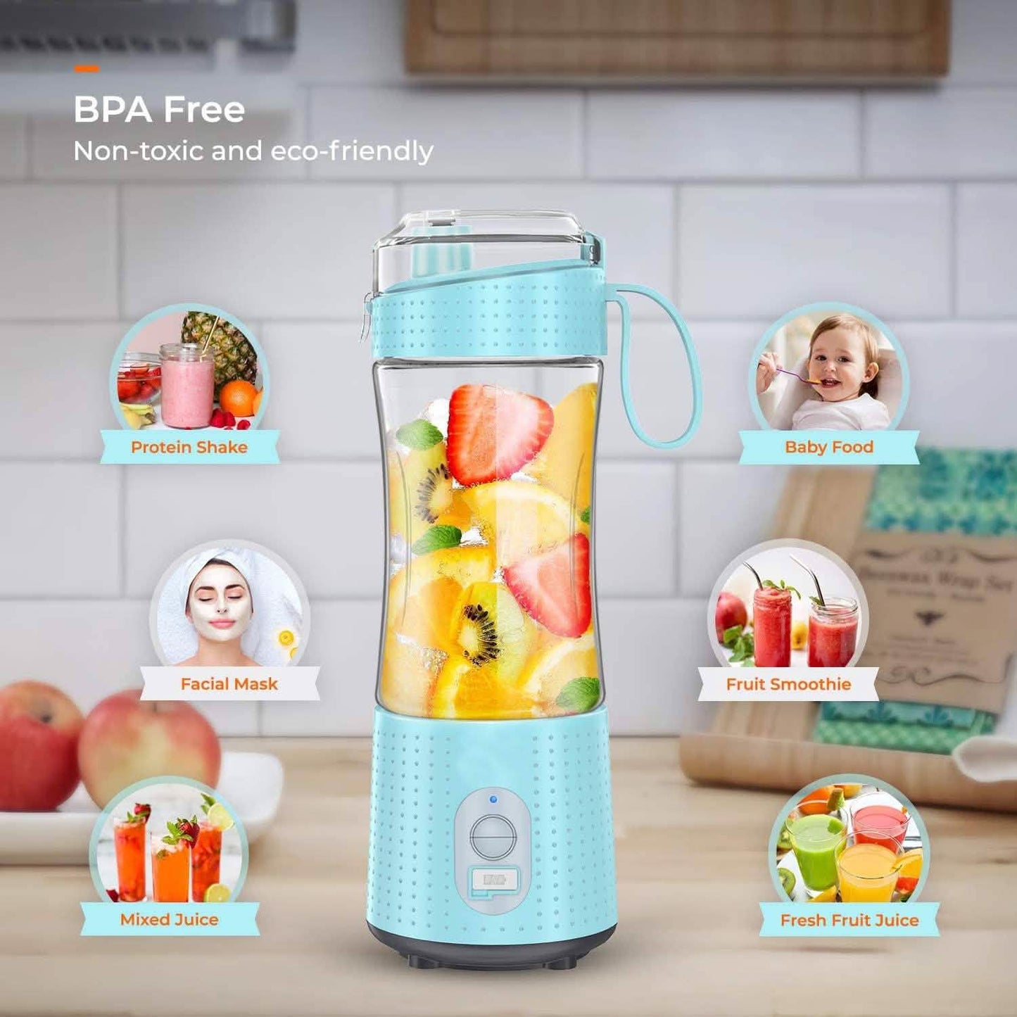 Portable Rechargeable Blender | Smoothies On the Go
