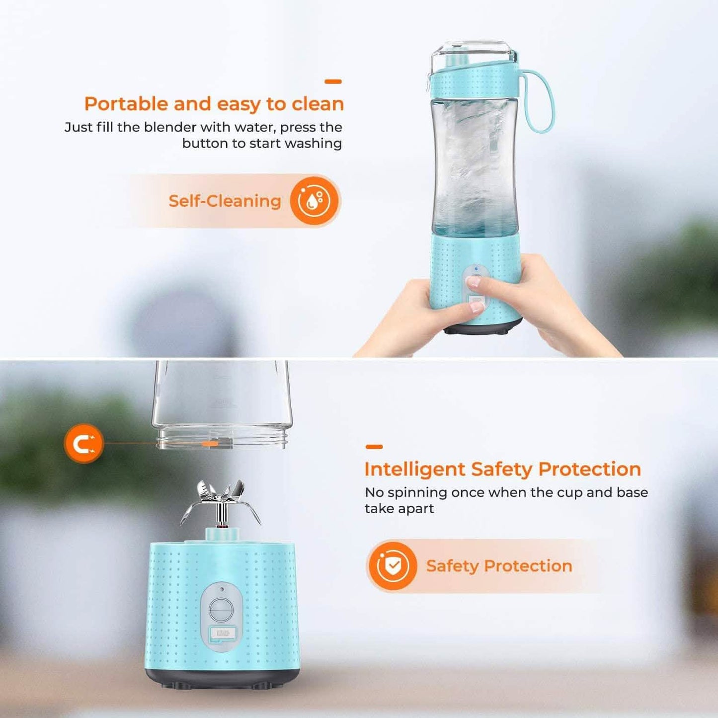 Portable Rechargeable Blender | Smoothies On the Go