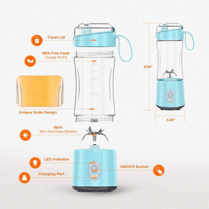 Portable Rechargeable Blender | Smoothies On the Go